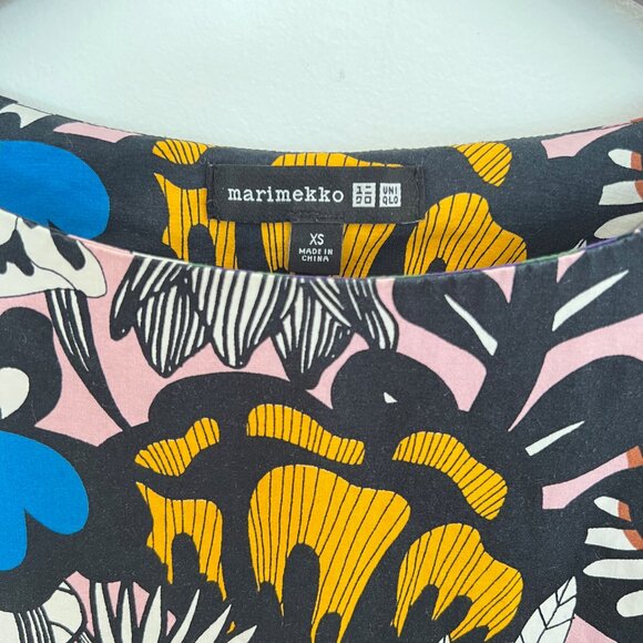 Marimekko X Uniqlo Floral Print Shirt - W Size XS - Picture 2 of 3